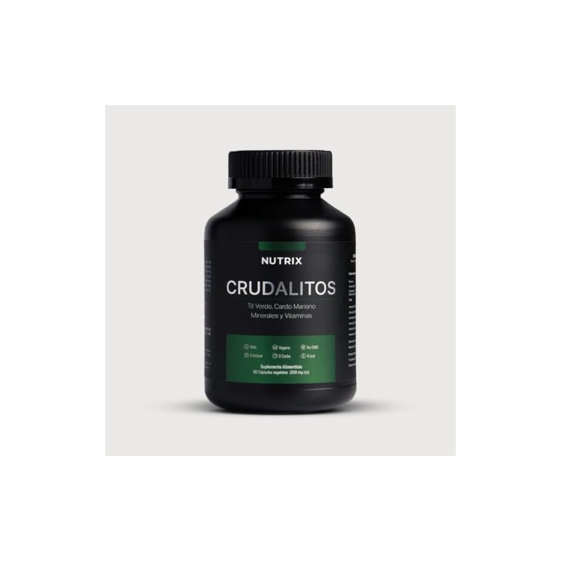 Nutrix Crudalitos Suplemento Cardo Mariano Electrolitos Complejo Verde Resveratrol Apoyo