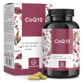 CoQ10 300 mg per Capsule High Potency Coenzyme Q10 Supplement Supports Cellular Energy & Antioxidant Support Vegan Capsules, Non-GMO, Gluten-Free Premium German Quality - 60 Capsules