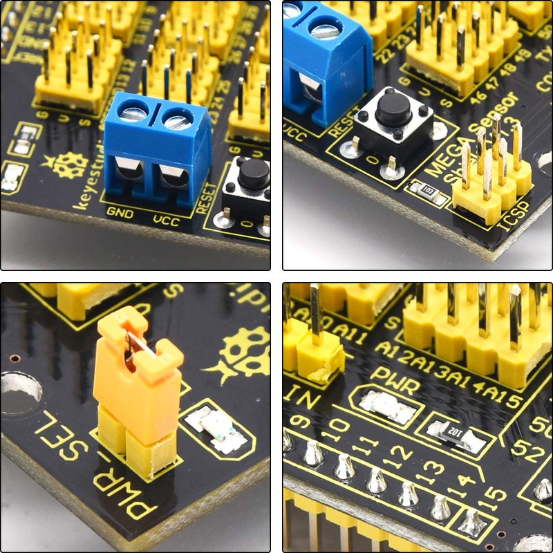 KEYESTUDIO Mega Sensor Shield V1 for Arduino Mega R3 Board