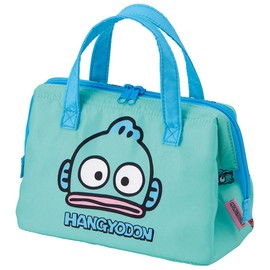Skater KGA1-A Women's Sanrio Hangyodon Insulated Lunch Bag with Clasp