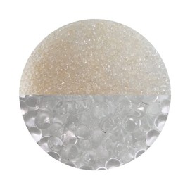 Trendfinding 500 g water-retaining pure granules crystal, grain size 3.5 - 4 mm, decoration for flowers and plants, very economical, versatile use