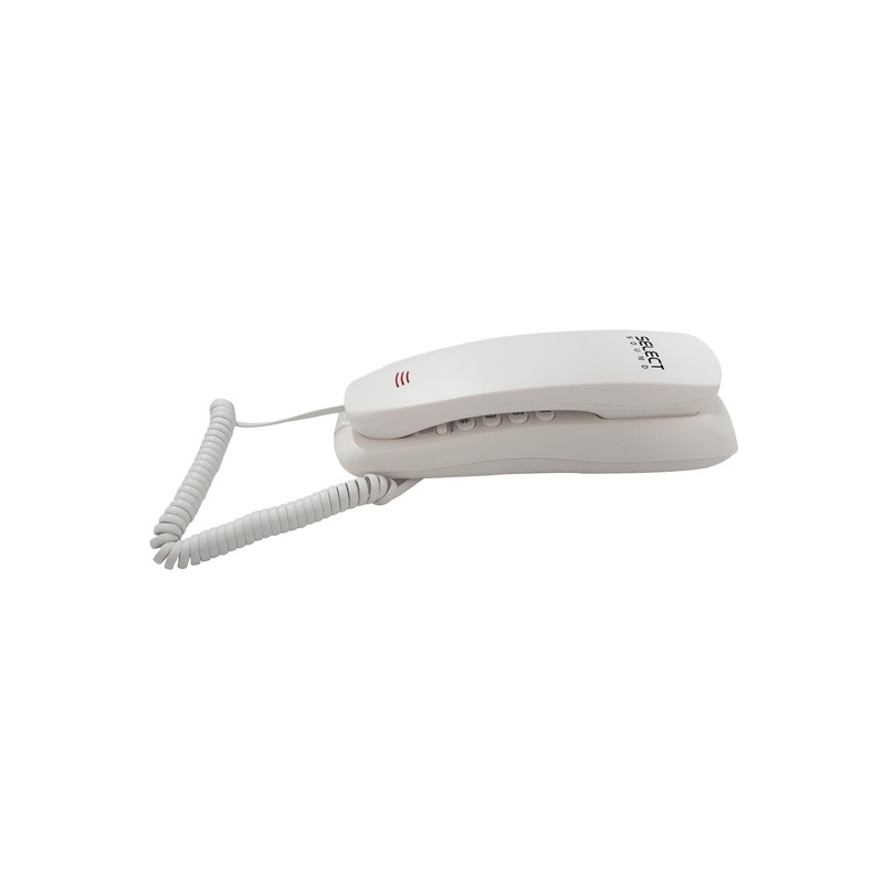 Select Sound | Teléfono Alámbrico Compacto para Montar en Pared