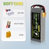 TCBWORTH 11.1V 3S Lipo Battery 120C 1500mAh with XT60 Connector