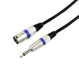 Canon Conversion Cable Microphone Cable, XLR Cable, XLR to Phone Male – Male Cannon XLR XLR Connectors, 3 Pin