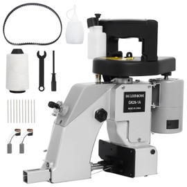 Bag Sewing Closing Machine, Heavy Duty Cordless Bag Closer, Máquina de Coser Costales, Automatic Bag Stitcher, Industrial Stitching Machine for Jute/Seed/Vinyl Rice Bags (gk26-1A)