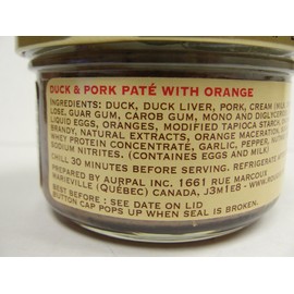 Rougie Duck and Pork Pate with Orange