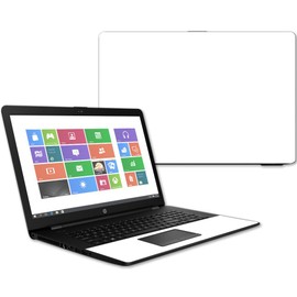 Mightyskins Skin Compatible with Hp 17t Laptop 17.3" (2017) - Solid White | Protective, Durable, and Unique Vinyl Decal Wrap Cover | Easy to Apply, Remove, and Change Styles | Made in The USA