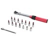 Red Tools Torque Wrench with Accessories - 5-25 Nm 1/4