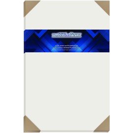 50 Off-White Translucent 17# Thin Sheets - 12 X 18 Inches Large|Poster Size - 17 lb/Pound Light Weight Fine Quality Paper - Tracing - Light Gray, Not Clear Transparent