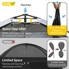 EighteenTek Upgraded Pop Up Shower Tent, 2-Room Changing Tent Privacy