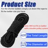 AC30-2 Extension Ladder Rope Replacement Compatible with Wernerr Extension Ladders,