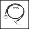Hihaha 100cm Car Tire Inflator Extension Hose Adapter Black Copper