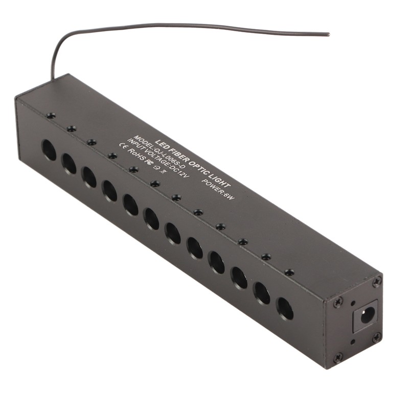 Fiber Optic Lights Kit 12 Holes 6W White Light Meteor