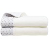 PiccoCasa Bath Towels Set of 2, 100% Combed Cotton 600