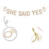 She Said Yes Banner, He Put a Ring on It,