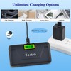 Tectra 2-Pack LP-E6 LP-E6P Battery and PD 20W Fast Dual