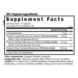 Nature's Fusions Nutri L Suplemento Con 5mg Ergothioneine