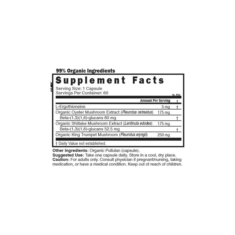 Nature's Fusions Nutri L Suplemento Con 5mg Ergothioneine