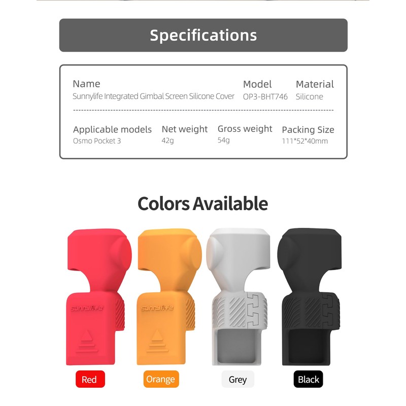 Twaxl Silica Gel Cover Protective Cover for DJI Osmo Pocket