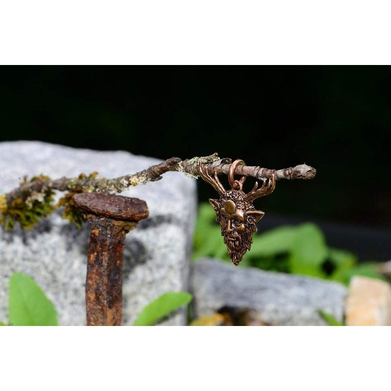 WINDALF Irish Jewellery Pendant Cernunnos 3.4 cm Deer Forest God