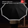 Automatic Umbrella Reflective Safety Strip Ring Buckle Umbrella Windproof Portable