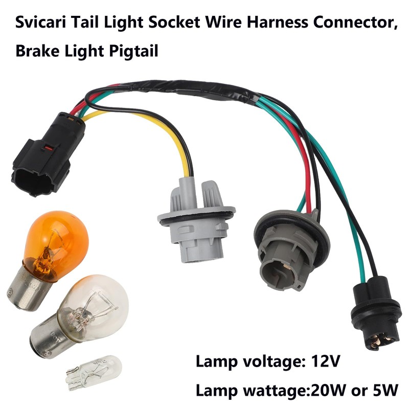 Socket & Wire Tail Light Harness Assembly for Kia Sorento