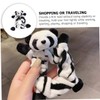 DECHOUS Plush Panda Hair Tie for Women Elastic Hair Band