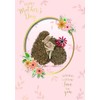 Wishing Well Cute Pop-Up Mother's Day Card With Hugging Hedgehogs