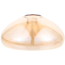Gadpiparty Amber Glass Lampshade Replacement Globe for Floor Lamp Light Bulb Cover Chandelier Shade G9