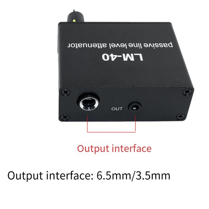Arivend Audio Passive Attenuator,Line Output Signal Sound Card, Speaker, Microphone,