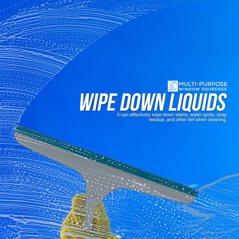 Window Squeegee Glass Cleaning Wiper Rubber Blade For Shower Screen