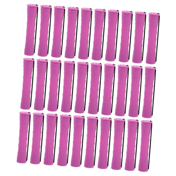 BIUDECO 30Pcs Hair Rollers with Caps Lightweight Plastic Hair Curlers