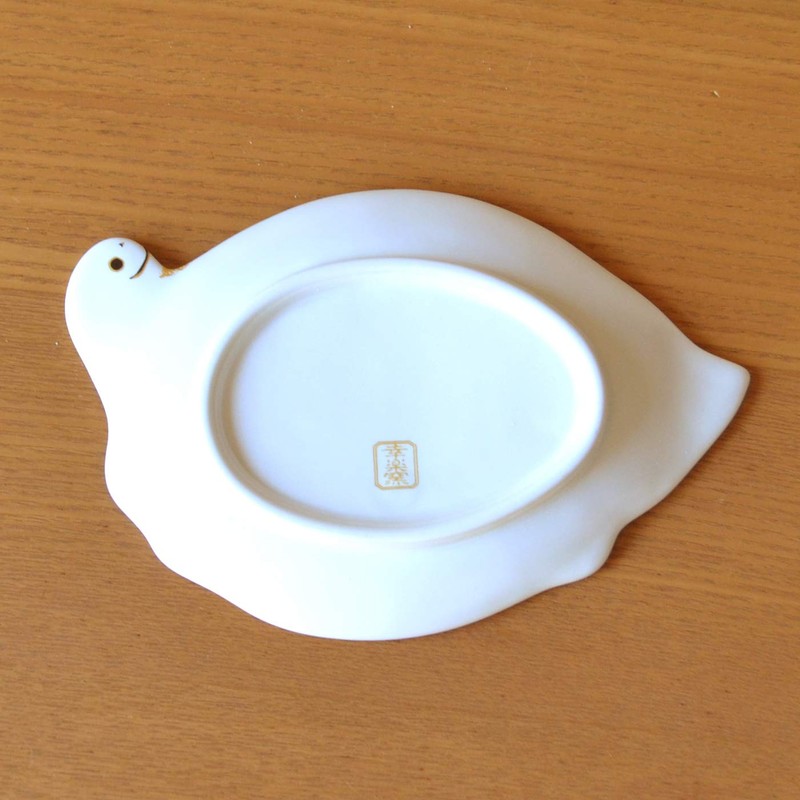 New Year Tableware, Japanese Tableware, Small Plate, Turtle Charm, Arita