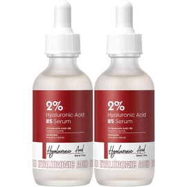 2% Hyaluronic Acid+B5 Hydrating Serum with Ceramides, Multi Depth Hydration Panthenol, B5, Soft Dewy Finish, Multi-Layer Moisture Lock, Lightweight, Non-Greasy for Dry Skin Barrier, Daily Skincare