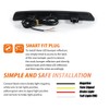 ADIIL 2PCS Smoked Lens Red LED Rear Bumper Bar Reflector