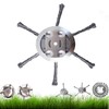 Steel Wire Grass Trimmer Head, 6 inch Universal Steel Wire