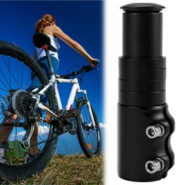 Cfcyhla Handlebar Riser Bicycle, 13 cm Bicycle Handlebar Raiser Handlebar Extension Bicycle, Adjustable Bicycle Stem, Handlebar Raiser E-bike, Bicycle Handlebar Raise Aluminium for MTB