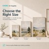 Exerz 24x30cm Linen Canvas Panels 6pcs - 3mm 320gsm 100%