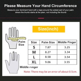 ROCKBROS Mens Winter Gloves Touch Screen Gloves Windproof Mountain Bike Gloves Thermal Full Finger Adjustable Reflective Water Resistant Non-slip Gloves for Driving Cycling Running