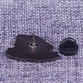 Cute Studying Witch Magic Enamel Pin Title Book Coven Novelty Brooch Buttons Jewelry for Jackets Jeans Backpack Cloth Lapel Bag Hat Gift for Boy Girl Women Friends Reading Lovers