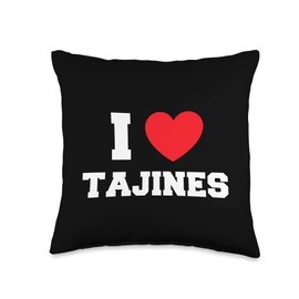My Heart I Love Tajines Throw Pillow, 16x16, Multicolor