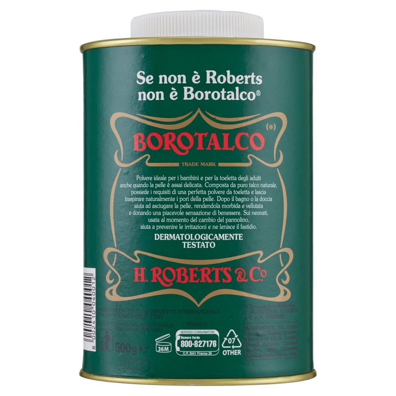Robert's Borotalco Body Powder, 17.5 oz
