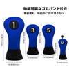 Golf Club Headcovers Simple Design Mesh + PU Headcovers Set