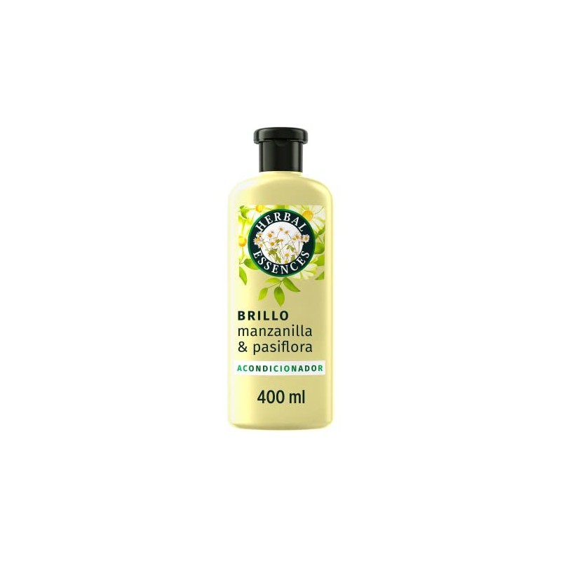 Herbal Essences Acondicionador Brillo Manzanilla & Pasiflora 400 ml
