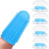 NFSVLB Baby Finger Toothbrush 4 Pcs with 4 Storage Case,Silicone