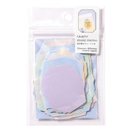 Iroha Publishing GQM-01 Quarry Memo, Stone Memo, 3 Types, 60 Sheets