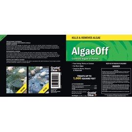CrystalClear AlgaeOff - String Algae Remover - 2.5 pounds treats up to 1,000 Square Feet