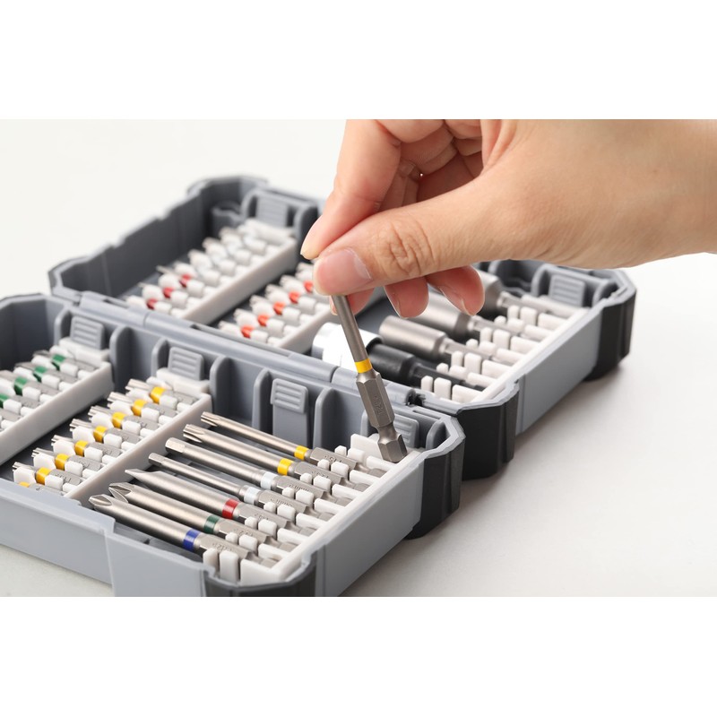 Bosch Professional 2607017464 cordless screwdriver, accessories pick and click set,