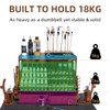 OPHIR Wooden Paint Organizer for 104 Bottles with 2 Brush