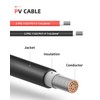 BougeRV 30 Feet 10AWG Solar Extension Cable with Female and